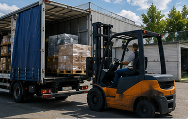 Avantages du transport de palettes et de l’expédition en groupage avec camions logistiques, entrepôts, palettes et opérations de fret efficaces