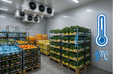 Entrepôt frigorifique pour l’alimentaire, la pharmacie et la logistique sous température dirigée