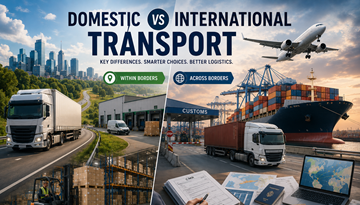 Transport de marchandises national et international avec camions, passages frontaliers, entrepôts et opérations logistiques européennes