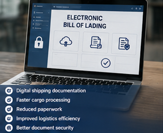Système numérique de connaissement électronique dans la logistique et l’expédition modernes