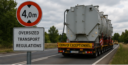 Réglementations de transport européennes et conformité logistique pour les cargaisons hors gabarit