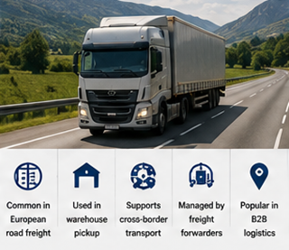 Fret routier européen et opérations d’enlèvement en entrepôt selon des accords logistiques EXW