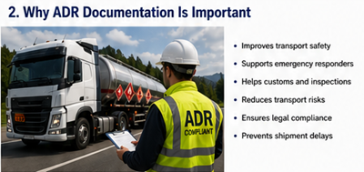 Importance des documents de transport ADR et de la conformité des marchandises dangereuses en Europe
