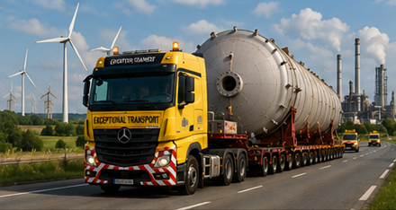 Transport hors gabarit au service de l’industrie européenne et des projets d’infrastructure