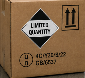 Étiquettes ADR Quantités limitées et marquages des colis de marchandises dangereuses