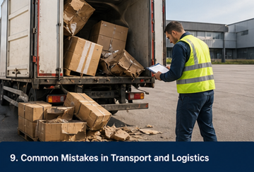 Erreurs courantes de transport : emballage incorrect, mauvais véhicule, erreurs logistiques