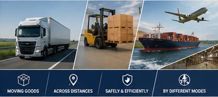 Camions de transport de fret et logistique de marchandises sur les autoroutes européennes