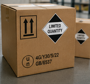 Emballage et étiquetage pour le transport ADR de marchandises dangereuses en Quantités limitées