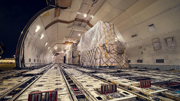 Transport aérien utilisé pour des expéditions urgentes et à forte valeur avec un avion cargo